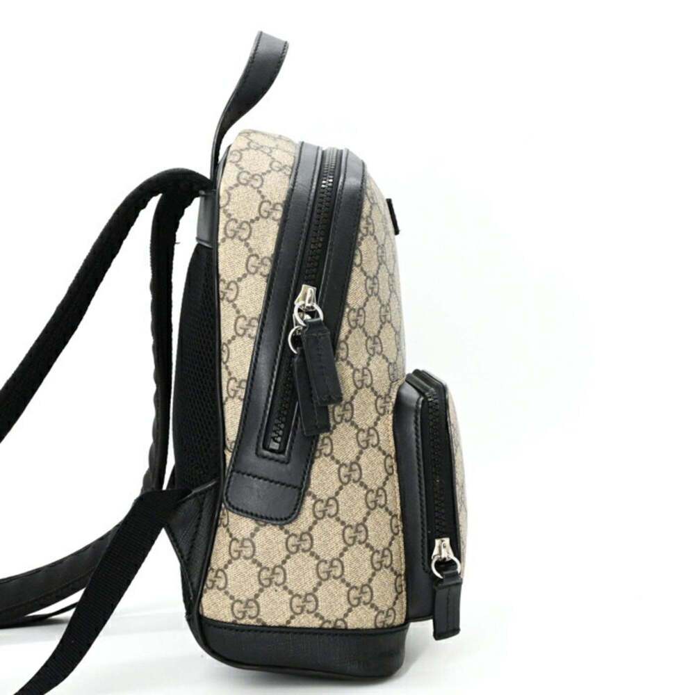 GUCCI Black Leather Backpack - Picture 4 of 16